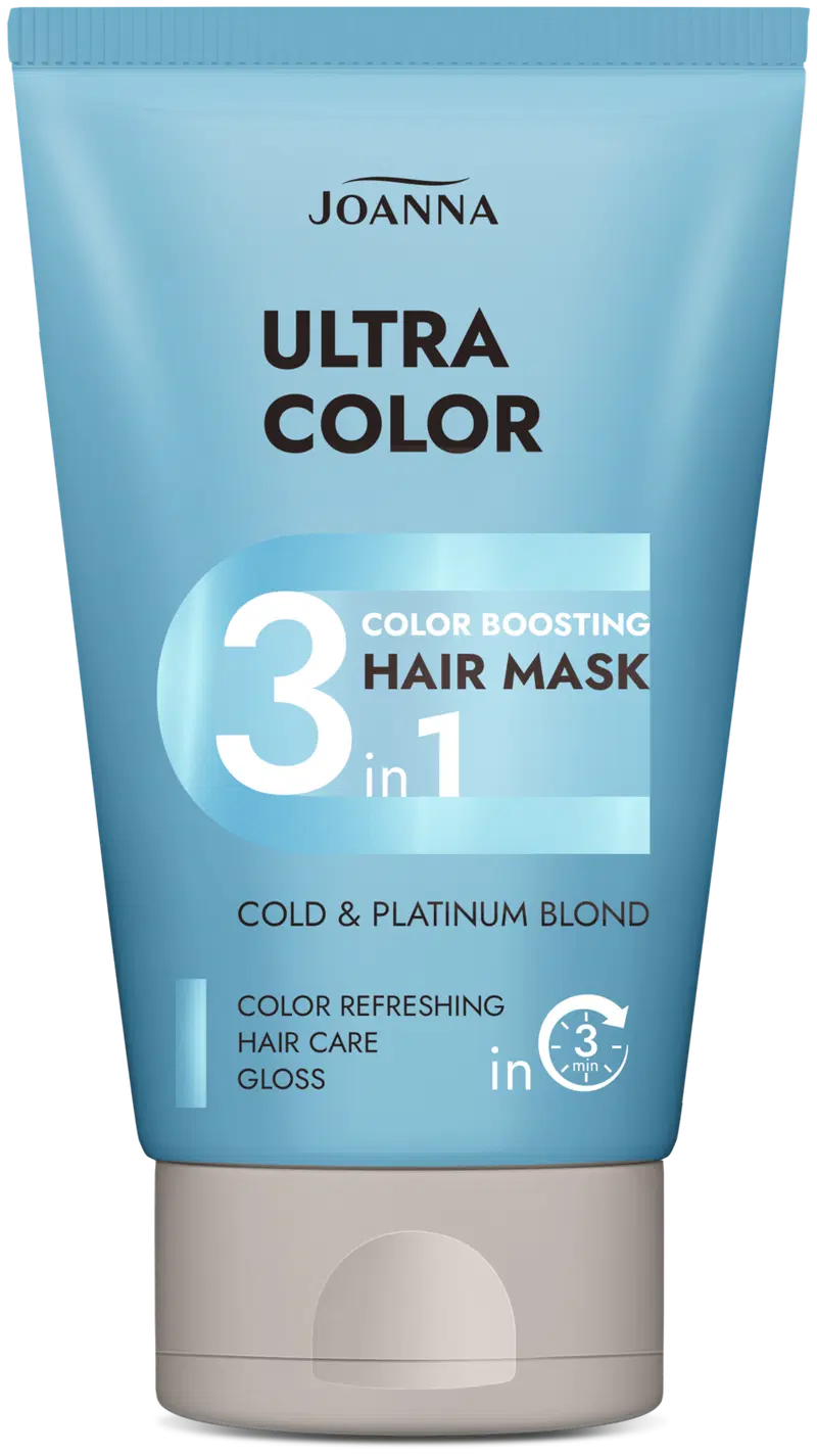 Joanna Ultra Color Boosting маска для волос холодный блонд 100 мл