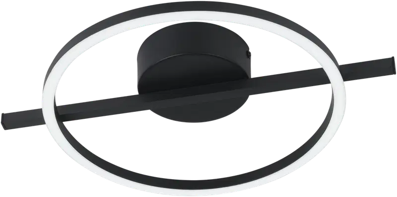Потолочный светильник EGLO Amandolo LED 17Вт 40 см RGB CCT черный/белый (цвет черный/белый)