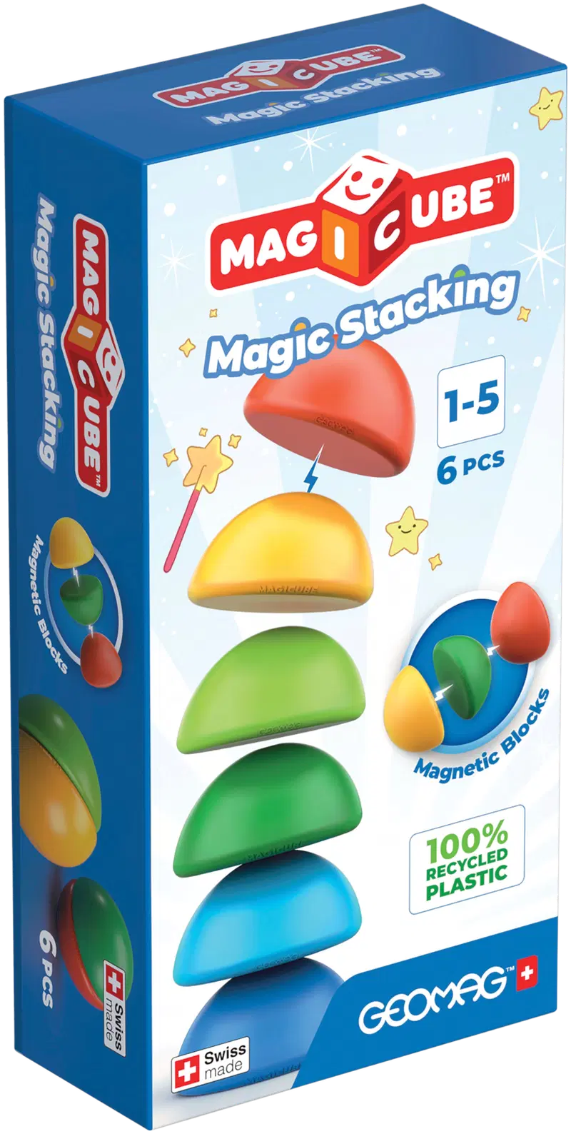Geomag Magicube Magic Stacking Магнитный конструктор из 6 частей
