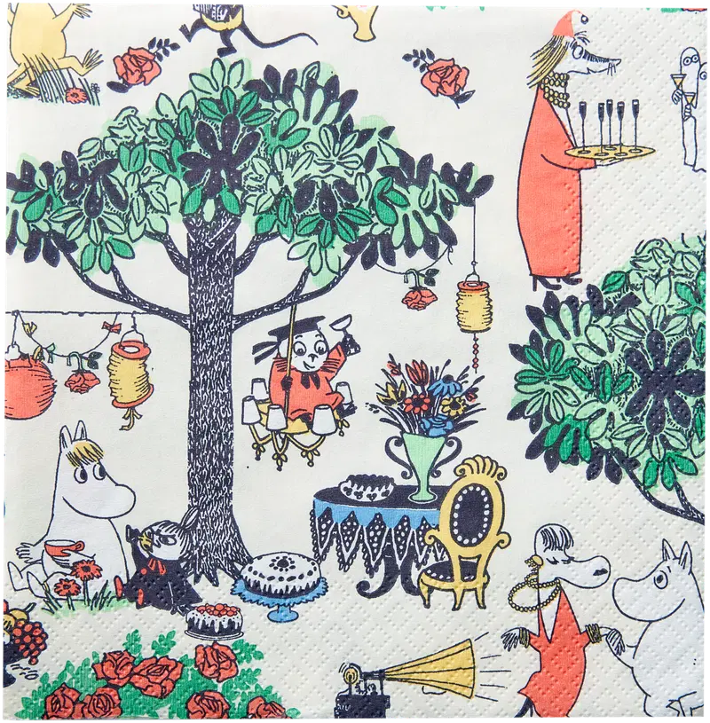 Салфетка Moomin's Garden Invitations 20шт/33см