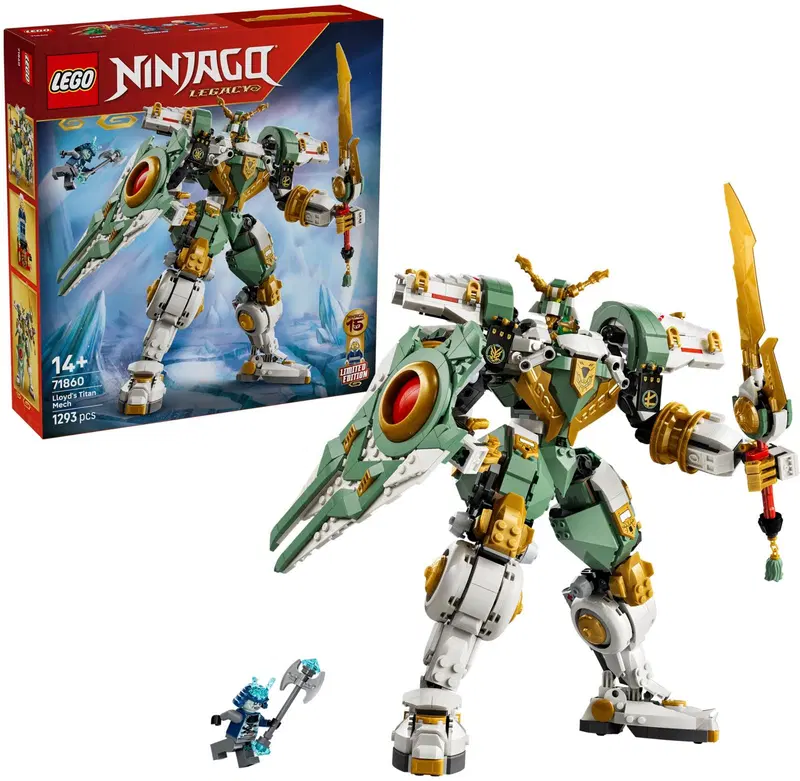 LEGO® Ninjago 71860 Робот Титан Ллойда — модель, посвященная 15-летию