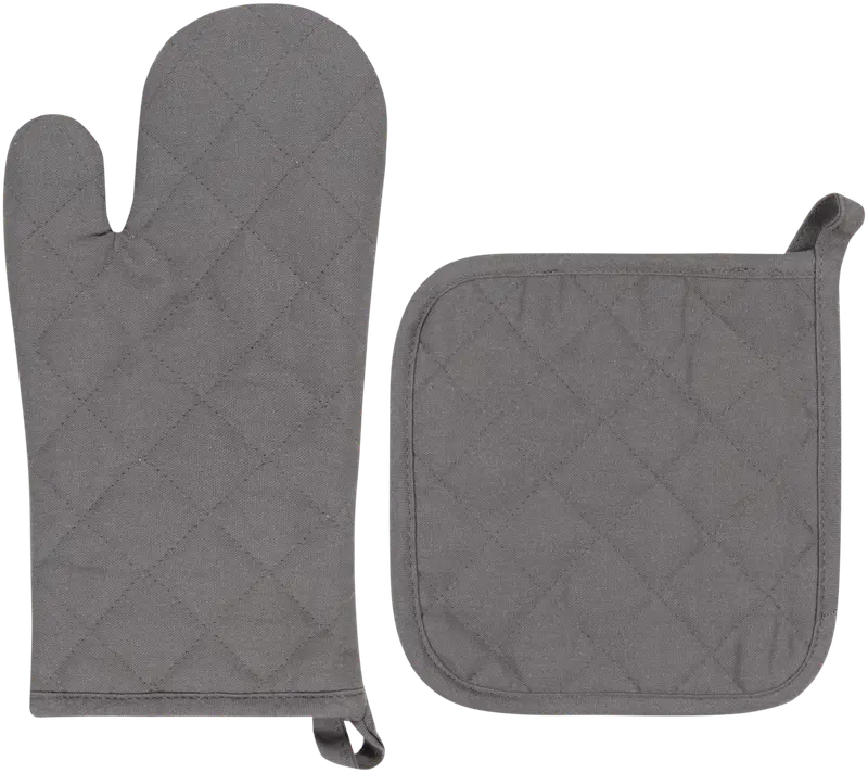 Перчатка для горшка Tex Home и бирка для горшка I971999, серый (цвет серый темный)
