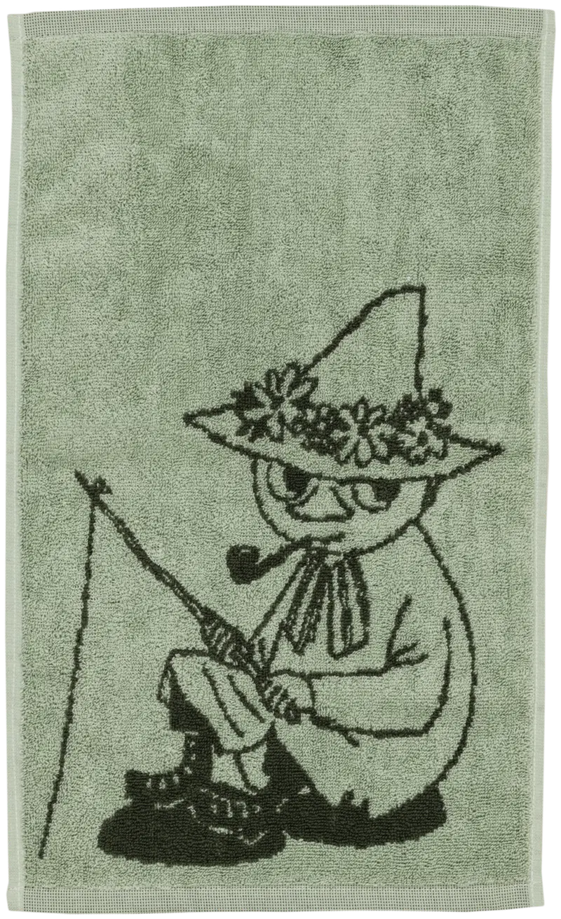 Полотенце для рук Moomin Arabia Moomin 30х50 Табакерка зеленая.GOTS (цвет зеленый)