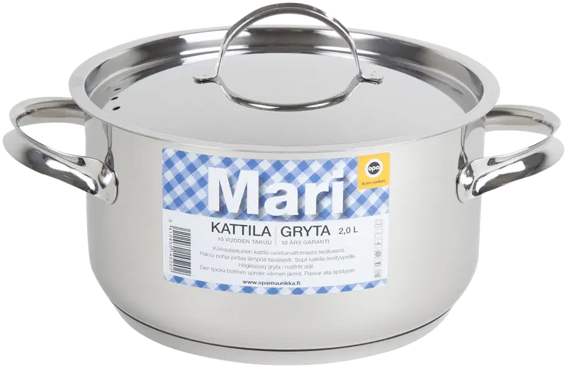 Чайник Opa Mari Steel нержавеющая сталь 2,0л (цвет Сталь)