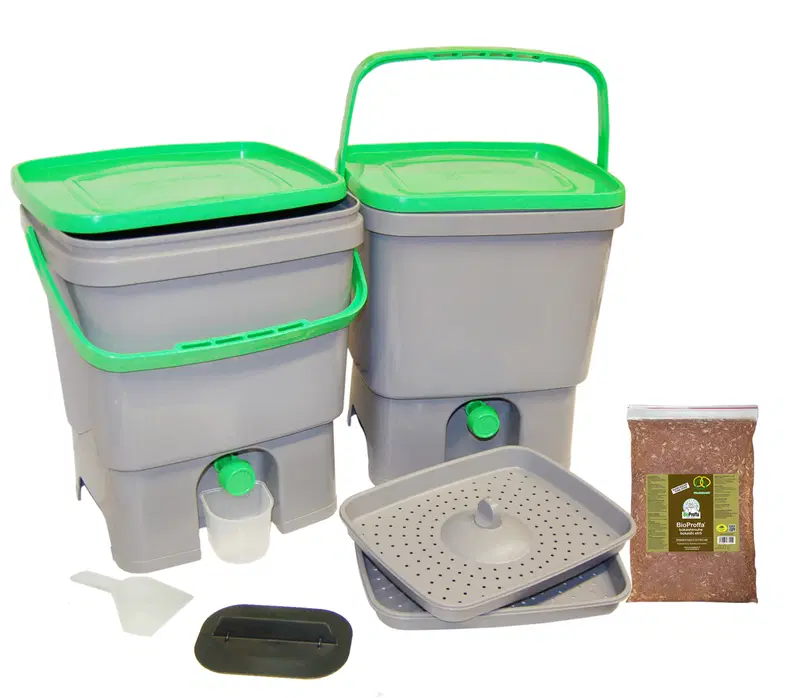Компостер для кухни BioProffa 2x16л Bokashi Organko
