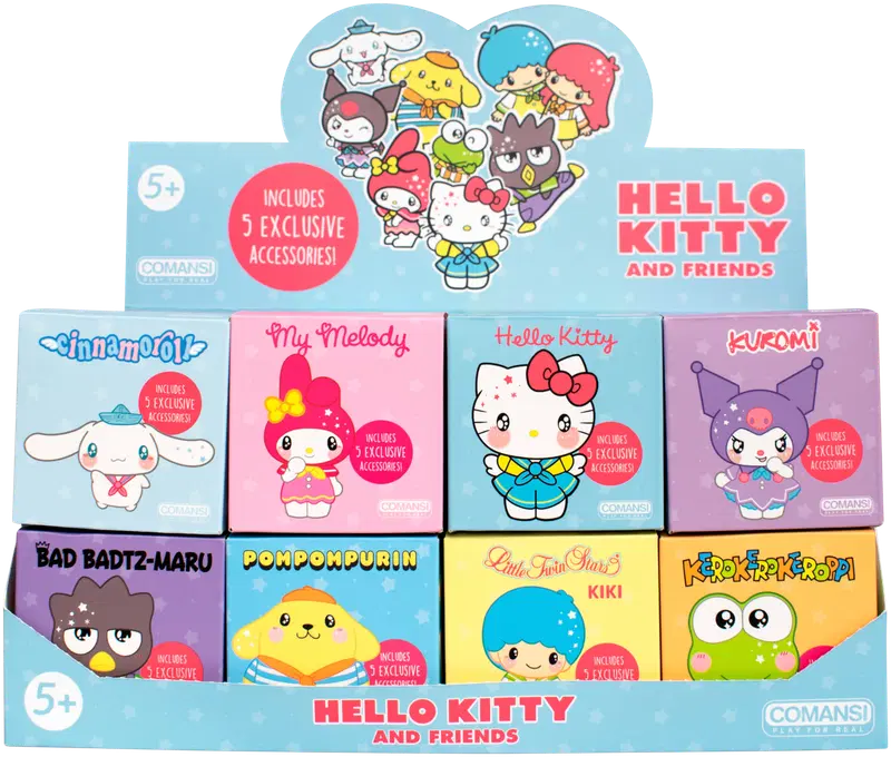 Коллекционные фигурки Hello Kitty & Friends, ассортимент