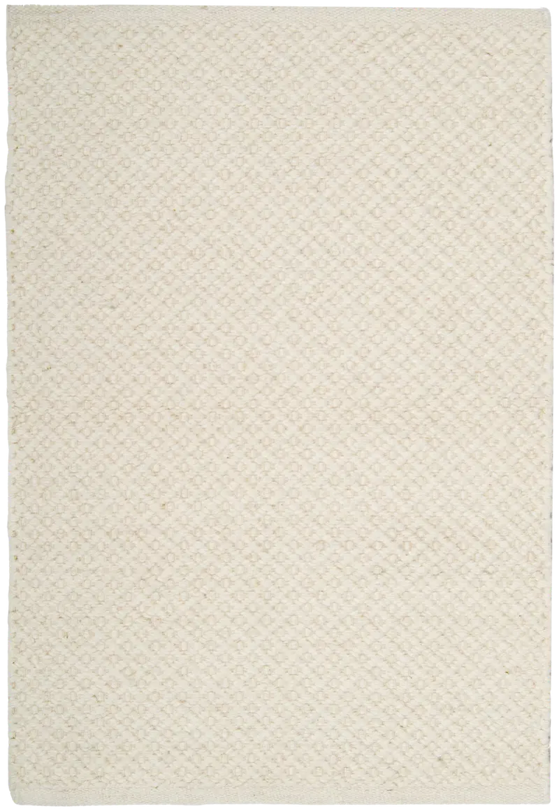 NOKOHOME шерстяной ковер Elvi 80x150 см натуральный белый (цвет натуральный белый)