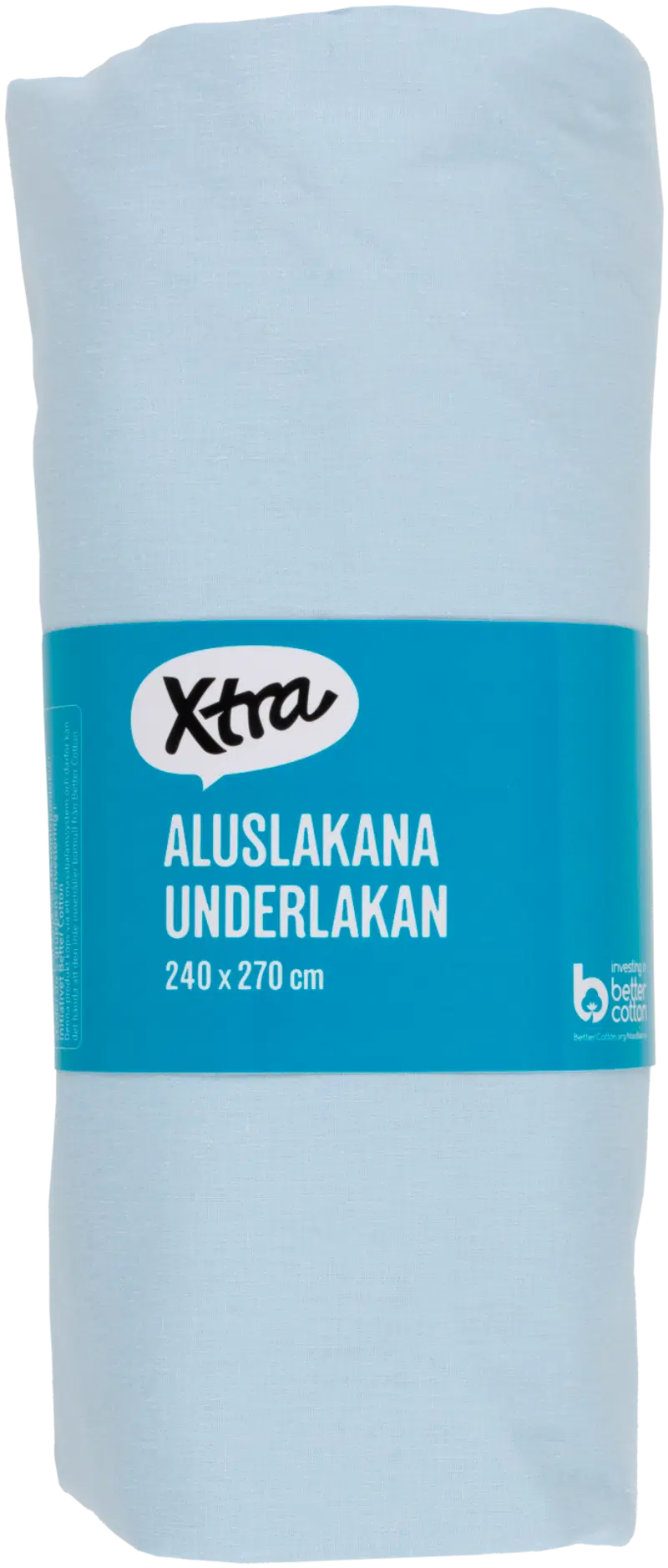 Простыня Xtra Uni 240 x 270 см светло-голубая (цвет Светло-голубой)
