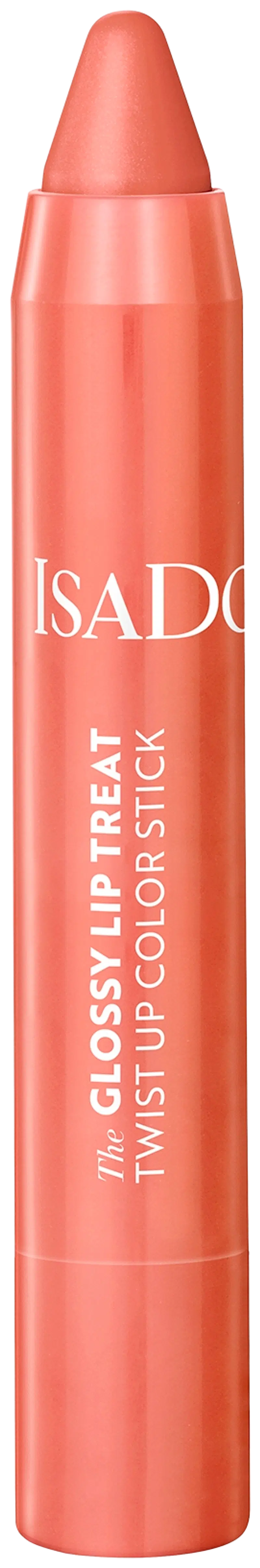 Помада-карандаш Isadora The Glossy Lip Treat Twist Up Color Stick 21 Raisin 3,3 г (размер 3,3 мл, цвет Коралловый закат)