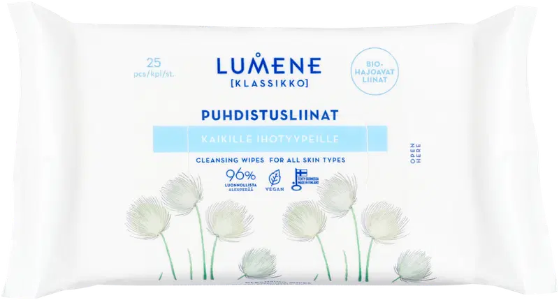 Lumene CLASSIC Салфетки очищающие для всех типов кожи 25 шт.
