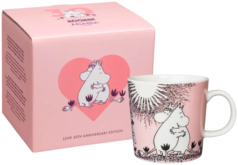Moomin Arabia Moomin Love 30 Кружка 0,3 л в коробке (цвет розовый)
