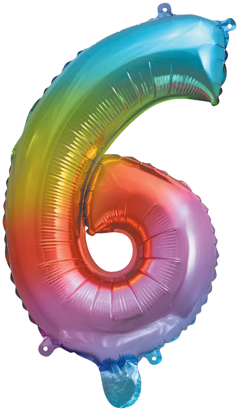 Фольгированный шар Decorata Party Радуга 35 см №6