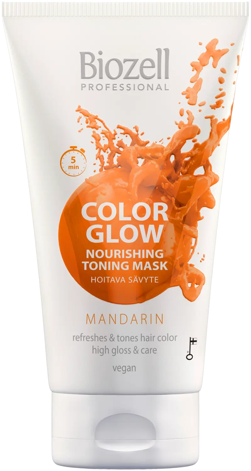 Biozell Color Glow Питательная оттеночная маска Мандарин 150мл