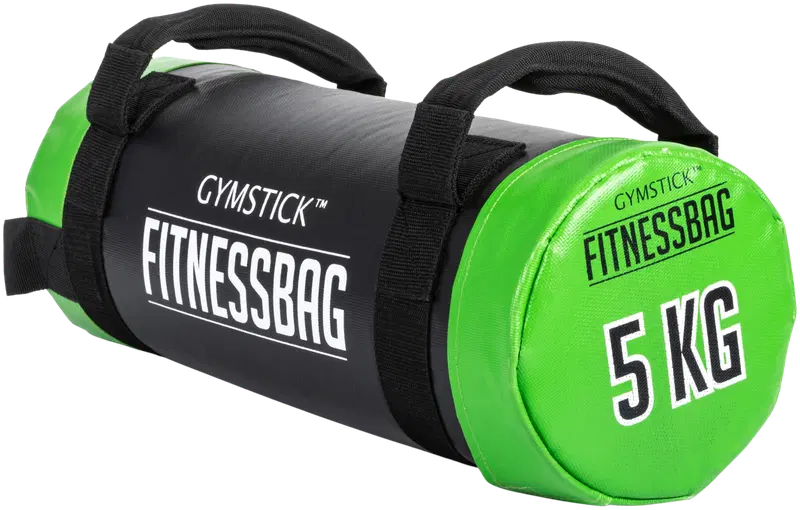 Сумка для тренировок Gymstick Fitnessbag (размер 15 кг, цвет Черно-зеленый)