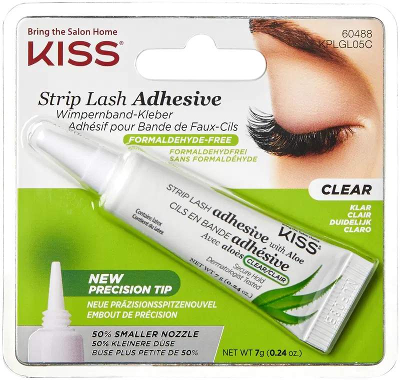 Клей для ресниц Kiss Strip Lash Glue прозрачный 7г