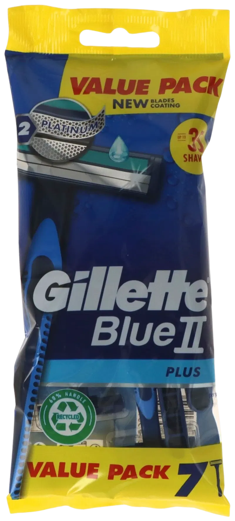Бритвы Gillette Blue 2 одноразовые 7 шт Plus