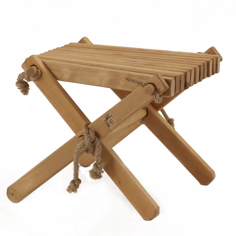 EcoFurn® Lilli стол/табурет для ног, пропитанный смолой ольхи (цвет деготь ольховый, промасленный)
