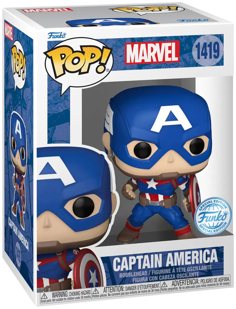 Funko POP Винил Marvel Капитан Америка