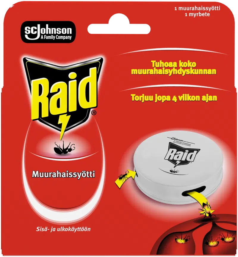 Пестицид для приманки для муравьев Raid 1шт.