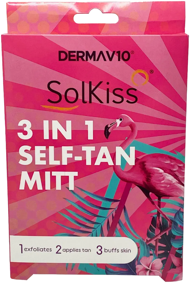 Derma V10 Solkiss рукавица для автозагара, рукавица для автозагара