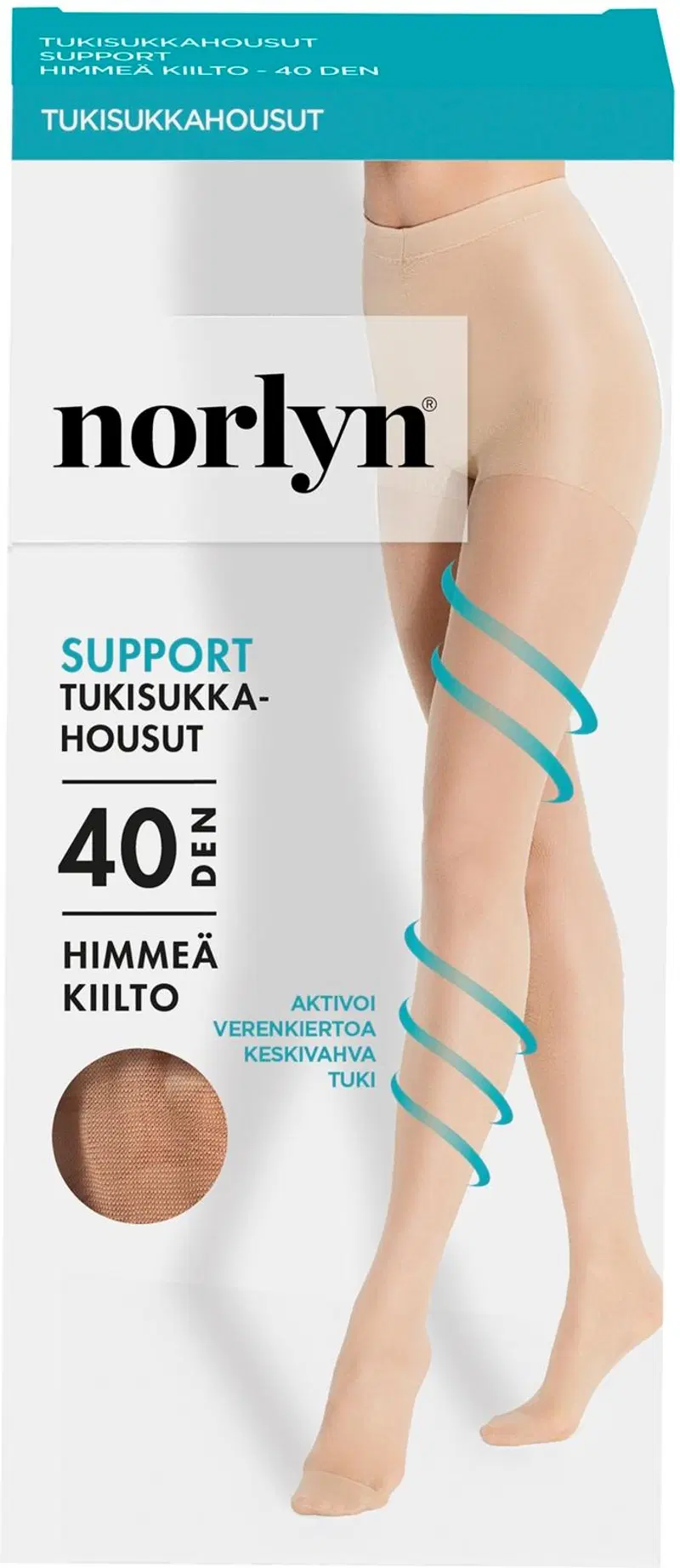 Женские поддерживающие колготки Norly 40 ден. (размер 36-40, цвет слоновая кость)