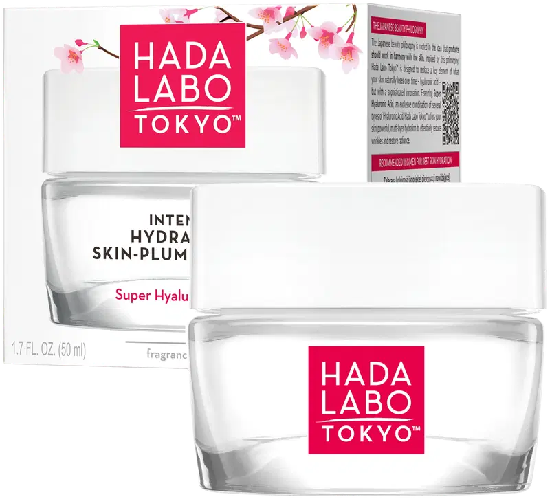 HADA LABO Интенсивно увлажняющий крем-гель для разглаживания кожи 50 мл (цвет .)