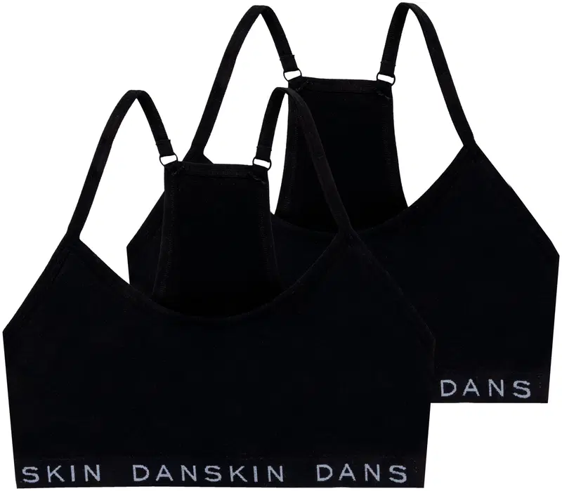 Майка детская бесшовная Dansk 95488B 2 шт. (размер 120, цвет ЧЕРНЫЙ)