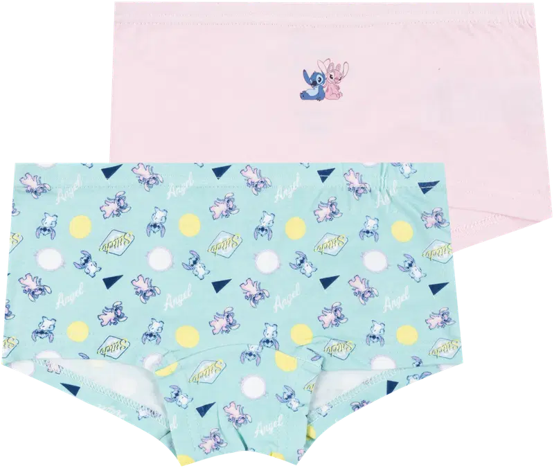 Хипстеры для девочек Lilo & Stitch LSCQ00023, 2 шт. (размер 122-128 СМ, цвет Лейтенант Пинк)