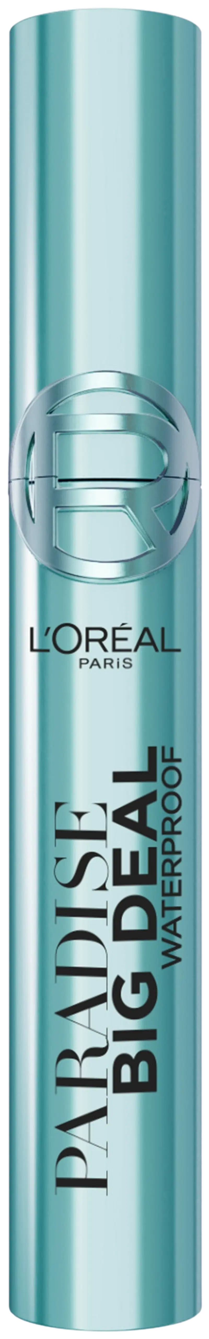 L'Oréal Paris Paradise Big Deal Водостойкая тушь для ресниц Черная 9,9 мл (цвет Черный)