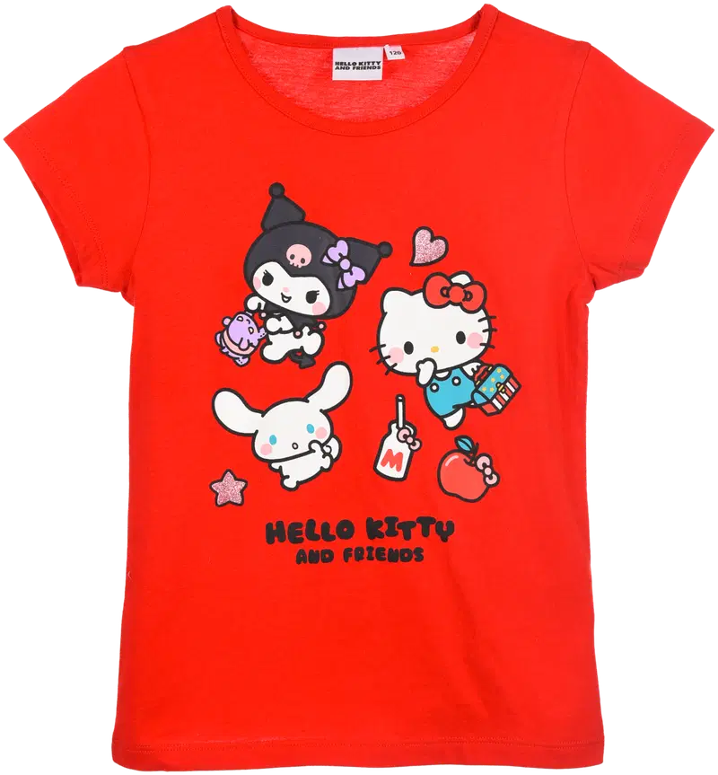 Детская футболка Hello Kitty EZ10032 (размер 90, цвет Красный)