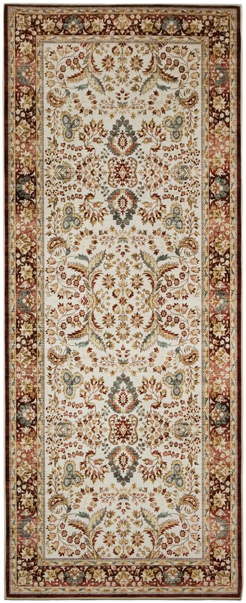 Ковер Jysmä Rustic 80x200 красный (цвет красный)