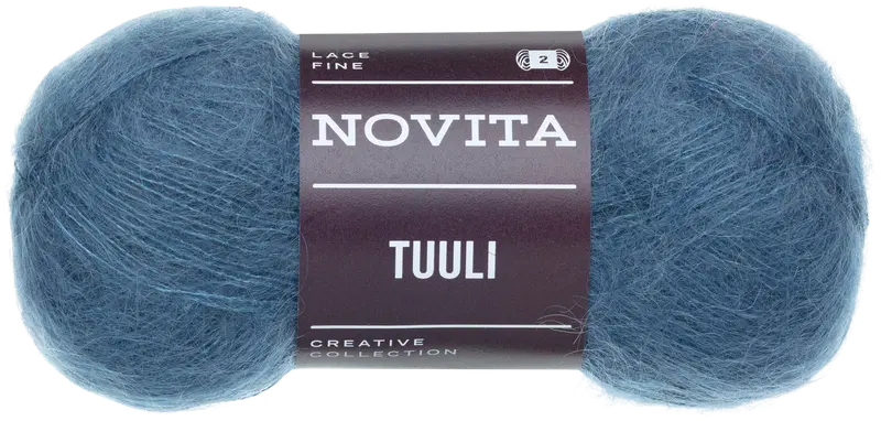 Нить Novita Туули 25 г вода 120 (цвет вода)