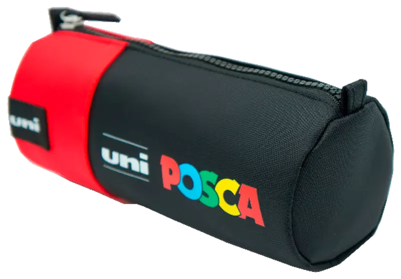Пенал Uni Posca 19x7,5 см красный