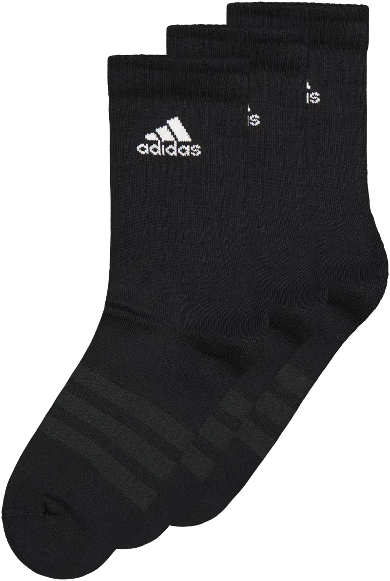 Спортивные носки adidas IC1310, 3 пары (размер 37-39, цвет ЧЕРНЫЙ)