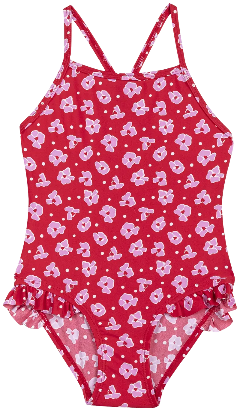 Детский купальник Finnwear Sofia T74096 (размер 98, цвет цветение вишни)