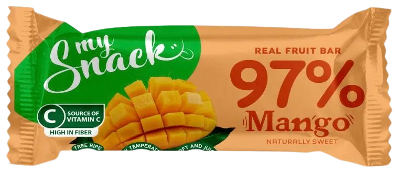 Батончик MySnack 97% Манго 30г