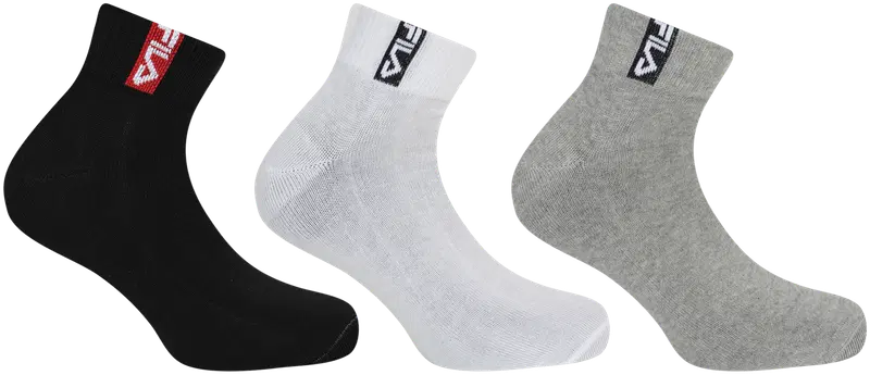 Мужские носки Fila, 3 пары, бамбуковые F5509/3 (размер 39-42, цвет Классический)