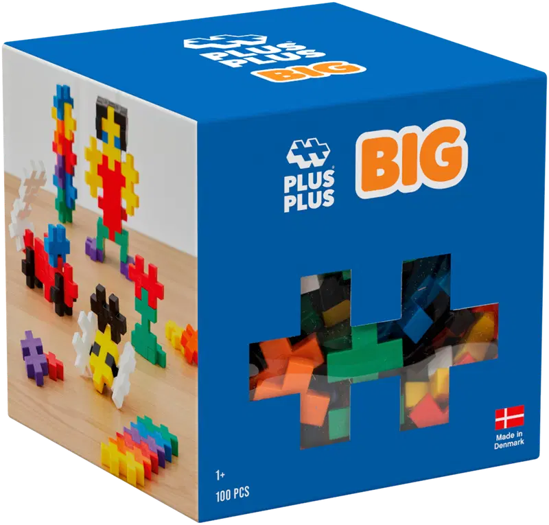 Plus-Plus BIG Basic Mix / 100 шт.