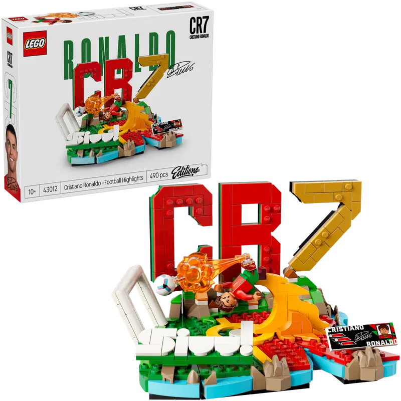 LEGO® Editions Football 43012 Криштиану Роналду — моменты футбольной звезды