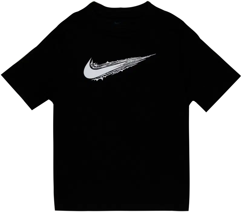 Детская тренировочная рубашка Nike DF Multi HF8100 (размер С, цвет ЧЕРНЫЙ)