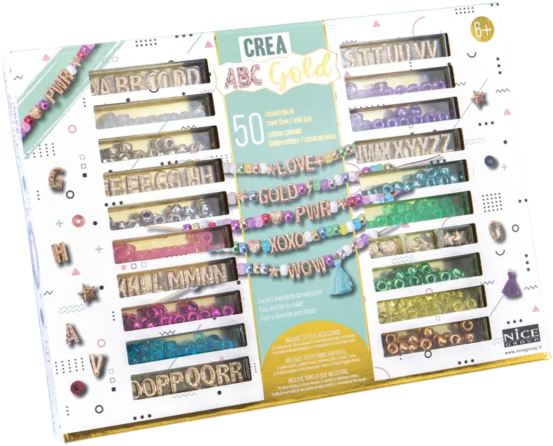 Nice Crea Abc Gold - Набор для изготовления украшений