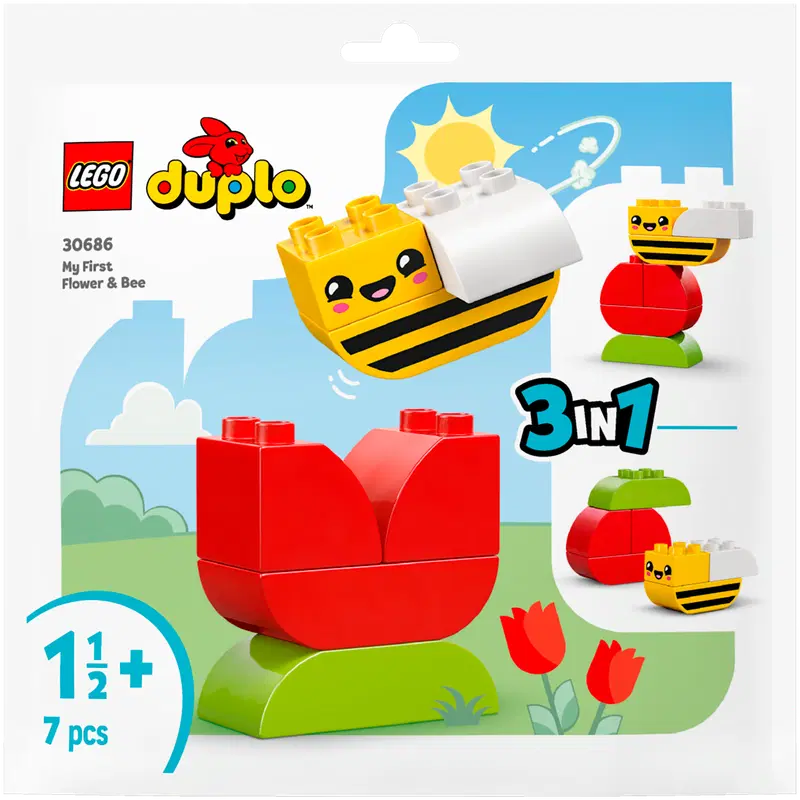 LEGO® Recruitment Bags (30686) Мой первый цветок и пчела