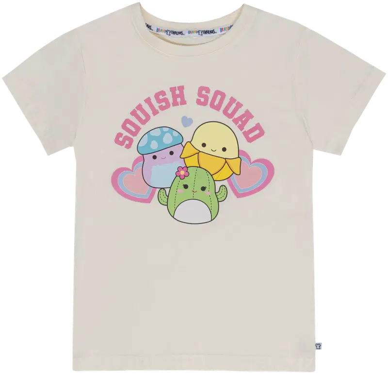 Детская футболка Squishmallows A9-0025 (размер 110-116 СМ, цвет LT. Персик)