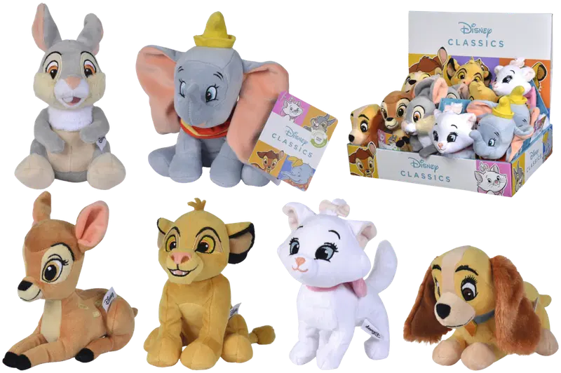 Simba Disney Classics, мягкая игрушка, 17 см, ассортимент, несколько видов, продаются поштучно