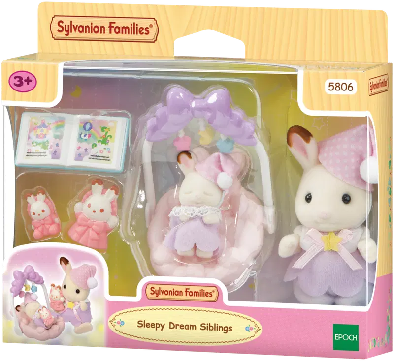 Братья и сестры Sylvanian Families дремлют