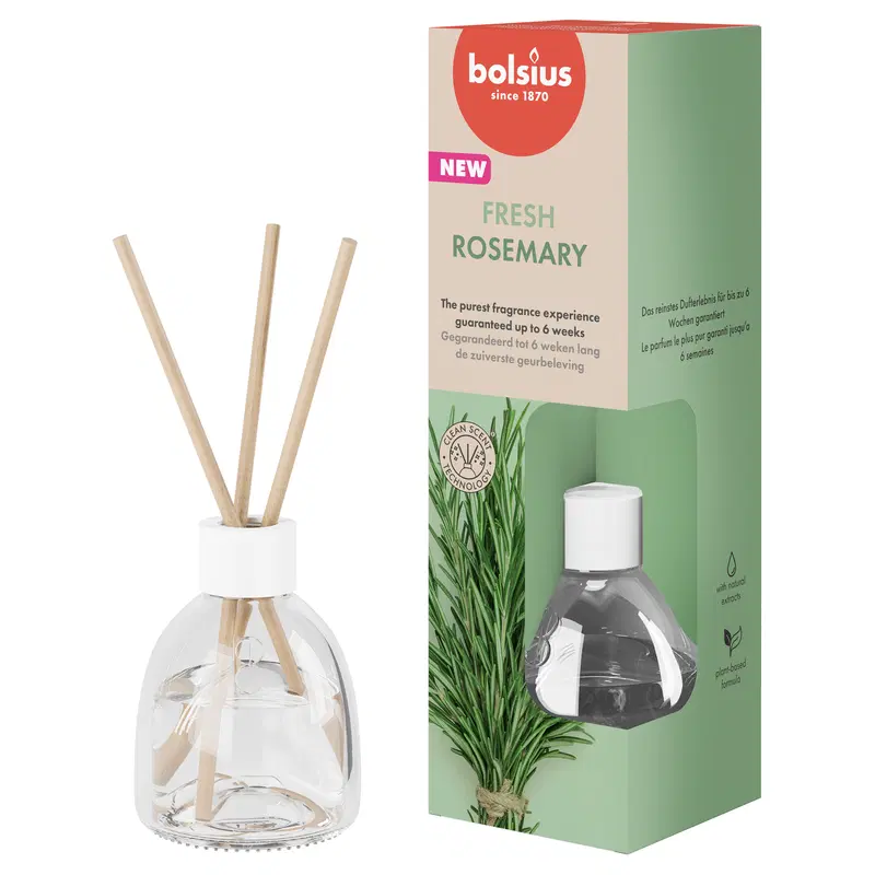 Bolsius True Scents – аромат для комнаты – Розмарин – 60 мл (цвет шалфей зеленый)