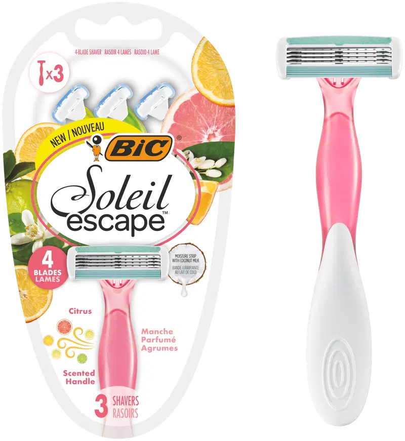 BIC Soleil Escape 4 цитрусовый, 3 упаковки