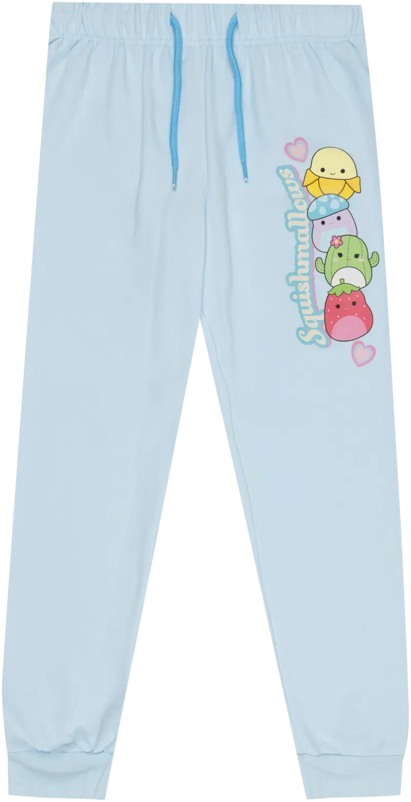Детские широкие спортивные штаны Squishmallows A9-0026 (размер 134-140 СМ, цвет Лейтенант синий)