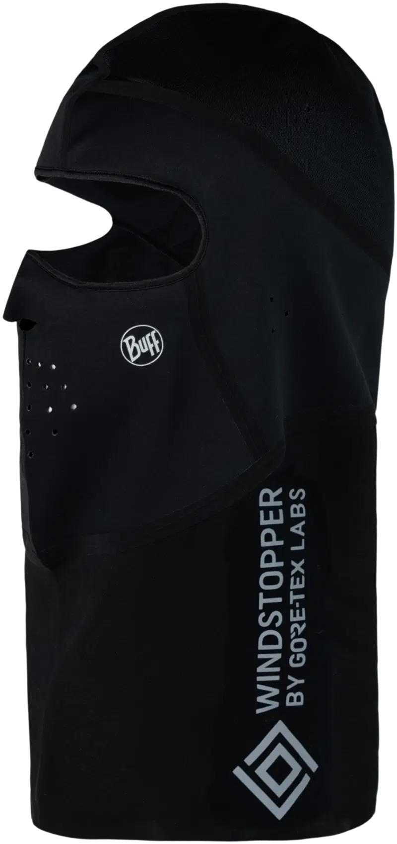 Ветрозащитная балаклава Buff Solid Black (размер L/XL, цвет Сплошной черный)