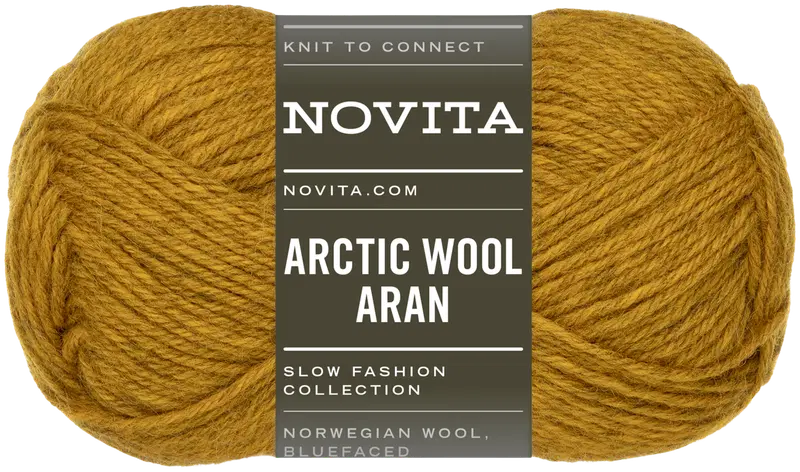 Пряжа Novita Arctic Wool Aran 100 г тикли 261 (цвет щекотать)